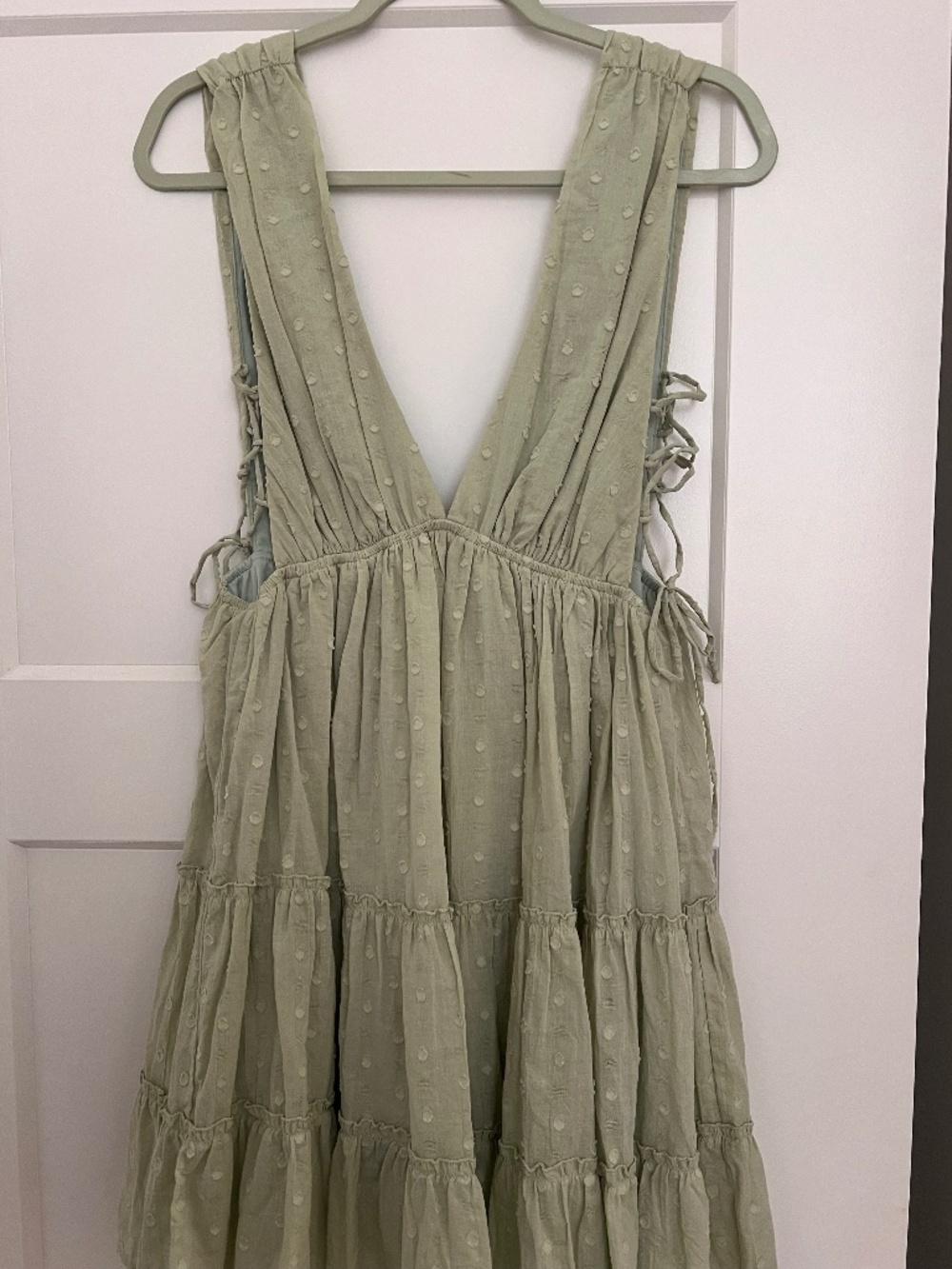 NWT Cotton Candy LA Athena Green Mini Dress - Size L!